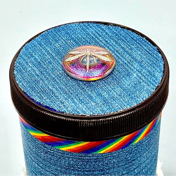 Sustainable Hand Crafted Herb Stash Box Recycled Repurposed Food Safe Container - Picture 16 of 16